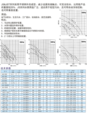 JS系列潛水泵優(yōu)質商家推薦 成都金牛區(qū)洪晟機電產品經營部