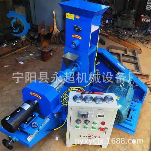 泡芙制造機(jī)寵物貓糧設(shè)備犬類糧食顆粒機(jī)電機(jī)配套使用膨化機(jī)狗糧